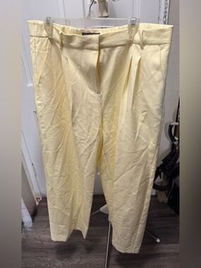 Kate & Mallory Pale Yellow Dress Pants